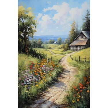 Tableau Peinture de Campagne